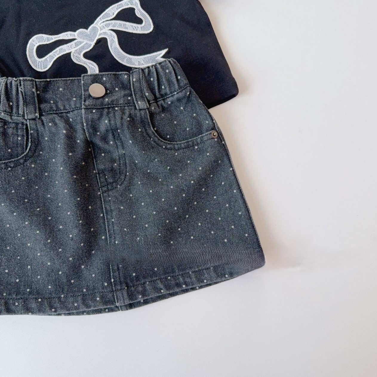 Юбка-шорты джинсовая для девочек