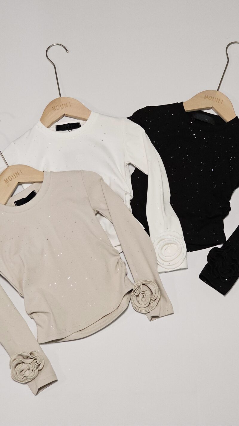 Лонгслив с розочками