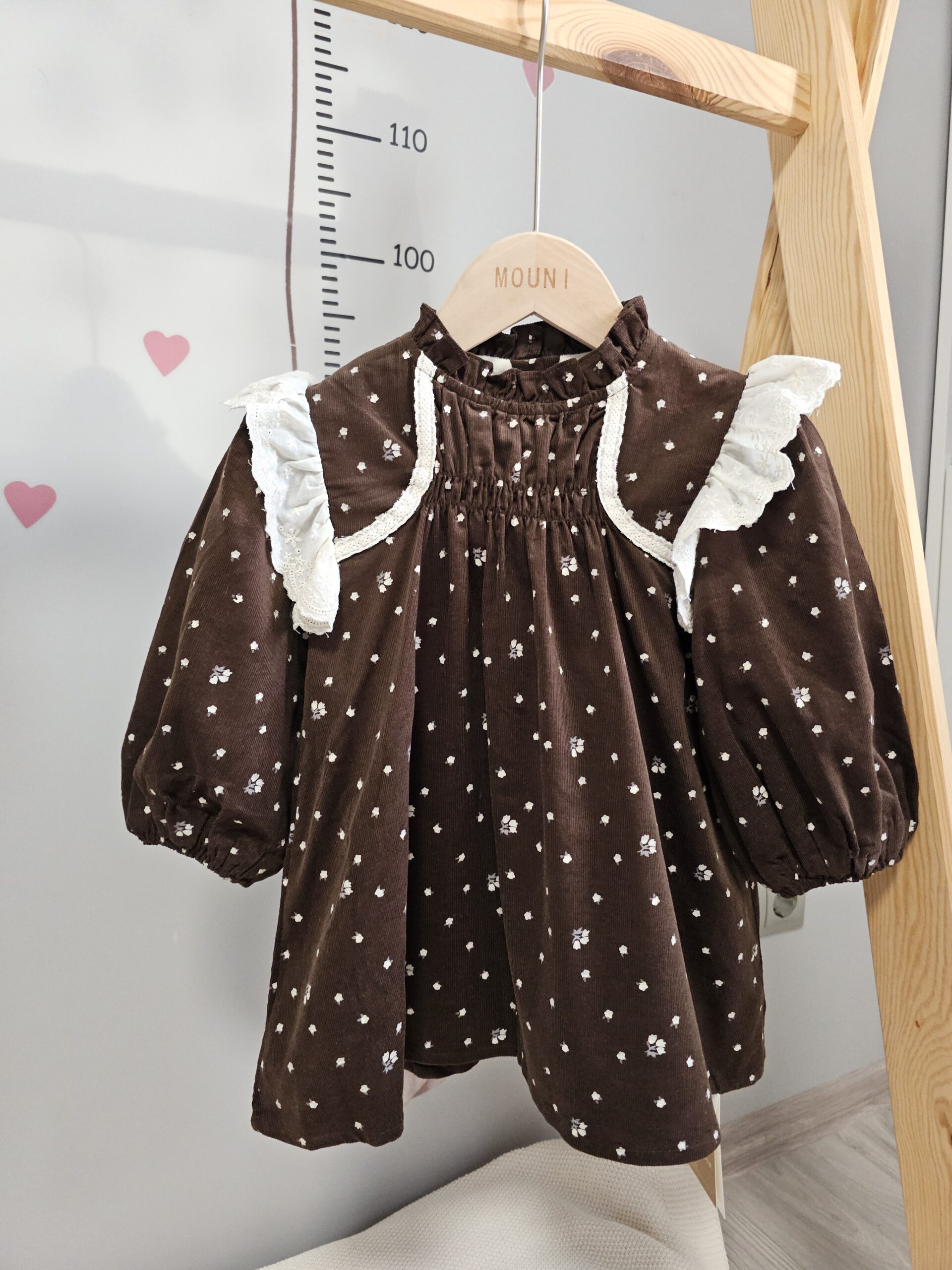 Платье утеплённое вельветовое