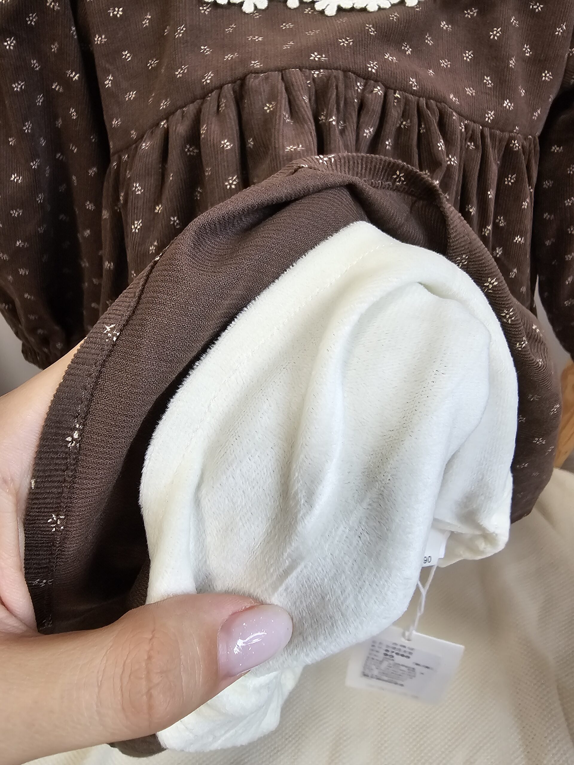 Платье утеплённое вельветовое — изображение 8