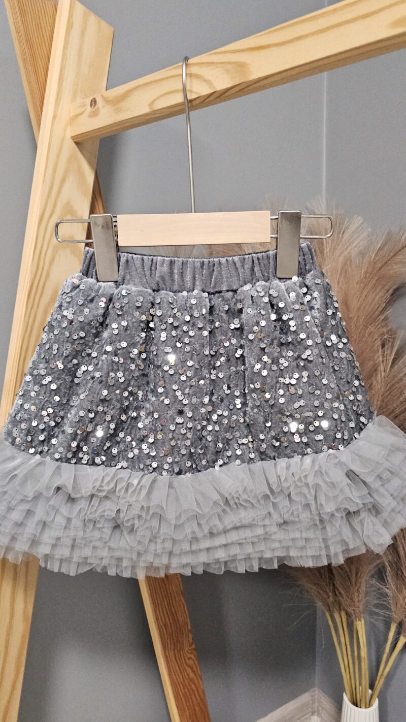 Юбка в пайетки