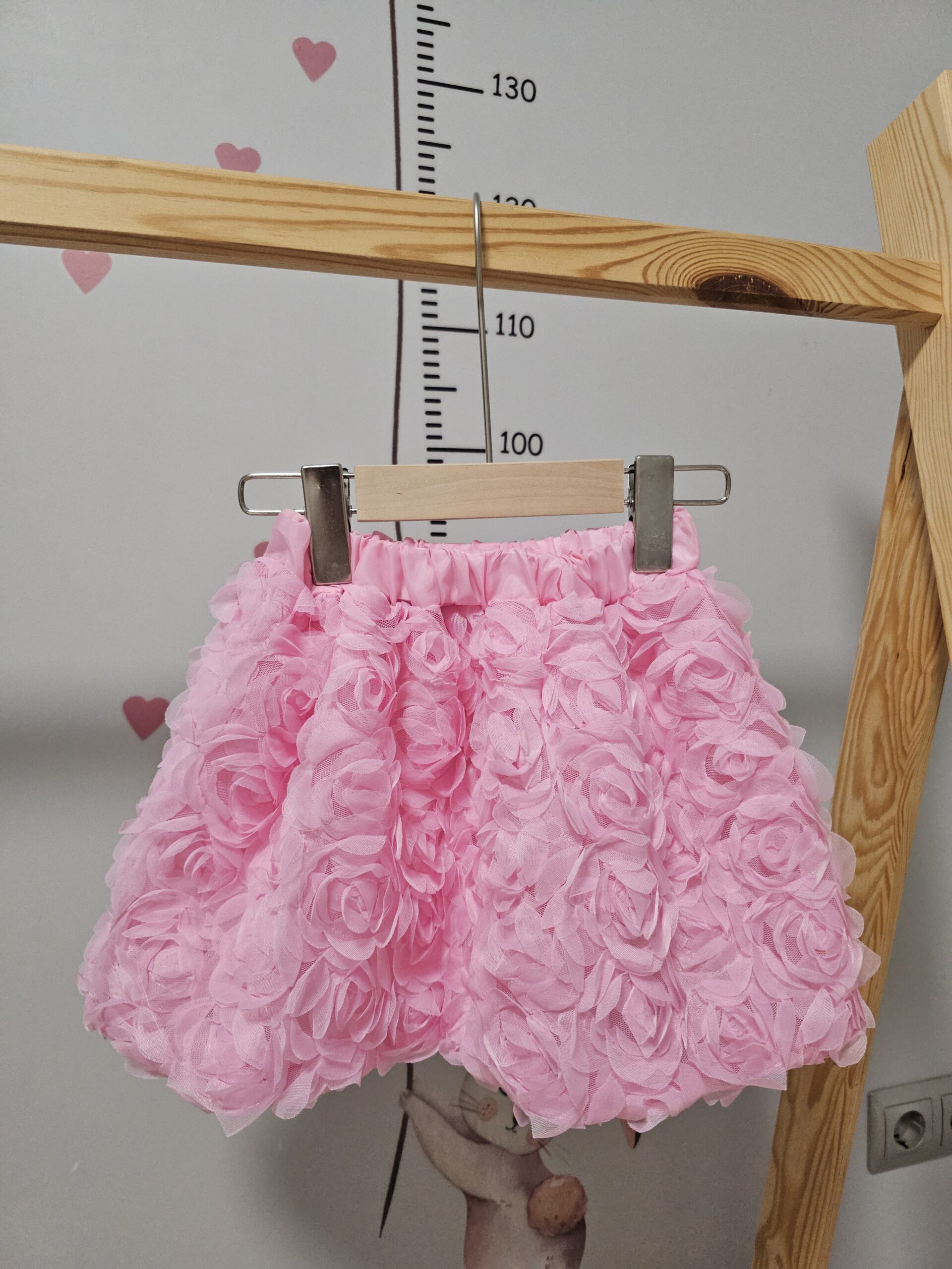 Юбка в розочки