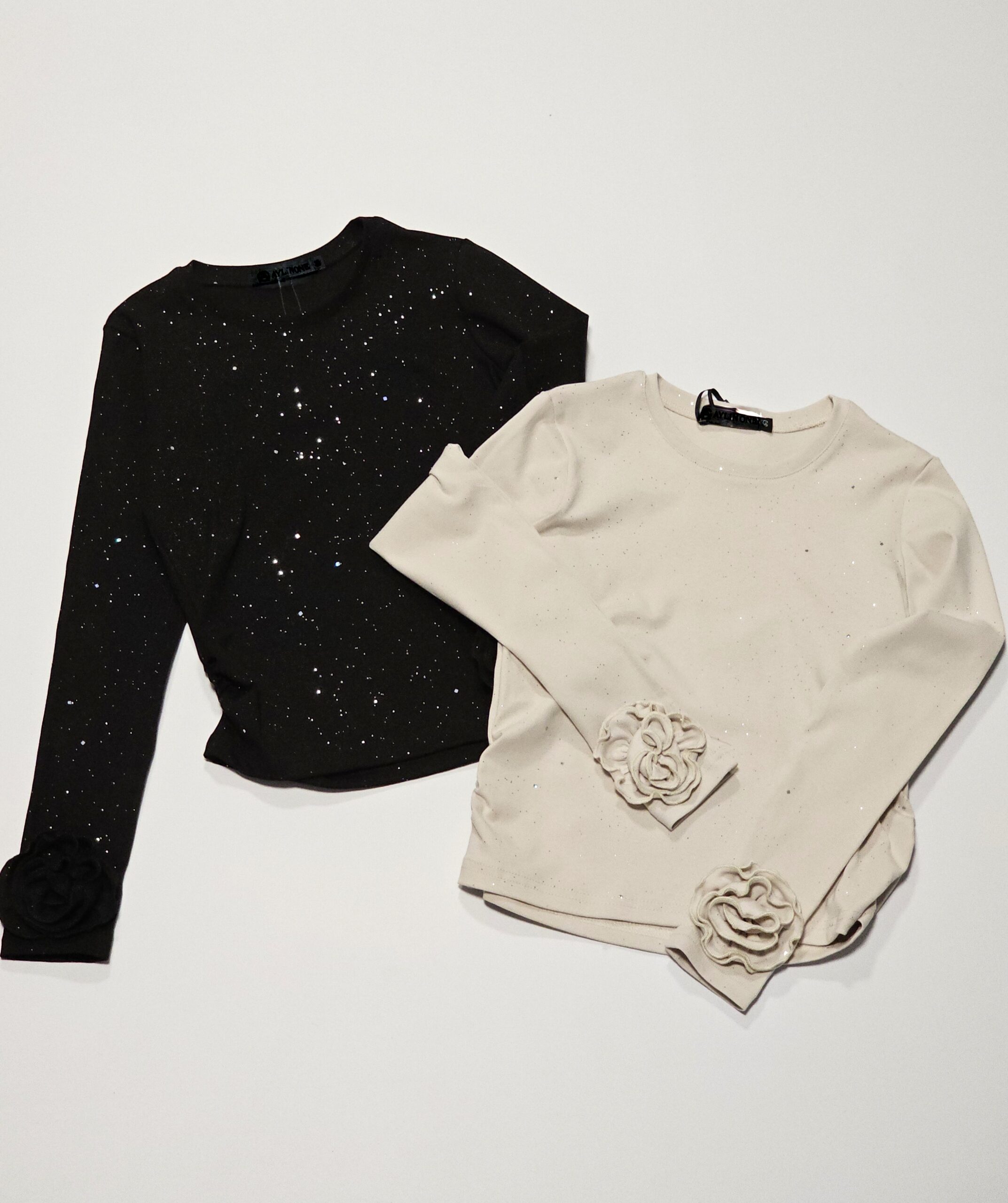 Лонгслив с розочками