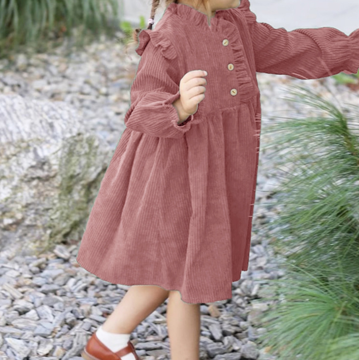 Платье вельветовое